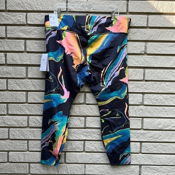 Nike One Luxe 7/8 Leggings 2X - Picture 10 of 11